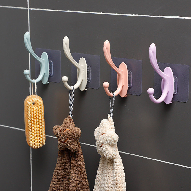 挂衣墙吸挂钓墙上挂钩网红自粘单个厨房卫生间挂钩