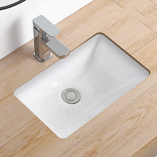 陶瓷台下长方柜盆嵌入式台盆石下盆洗手洗脸盆破损台下盆