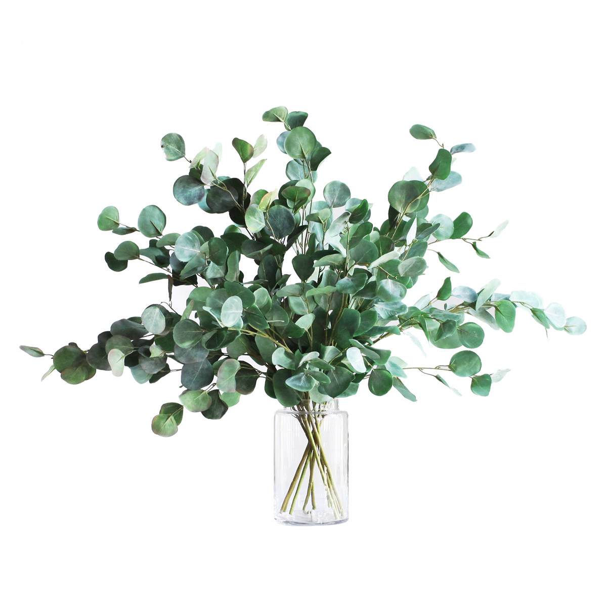 西西里仿真精灵尤加利北欧ins插花搭配绿叶叶子仿真花