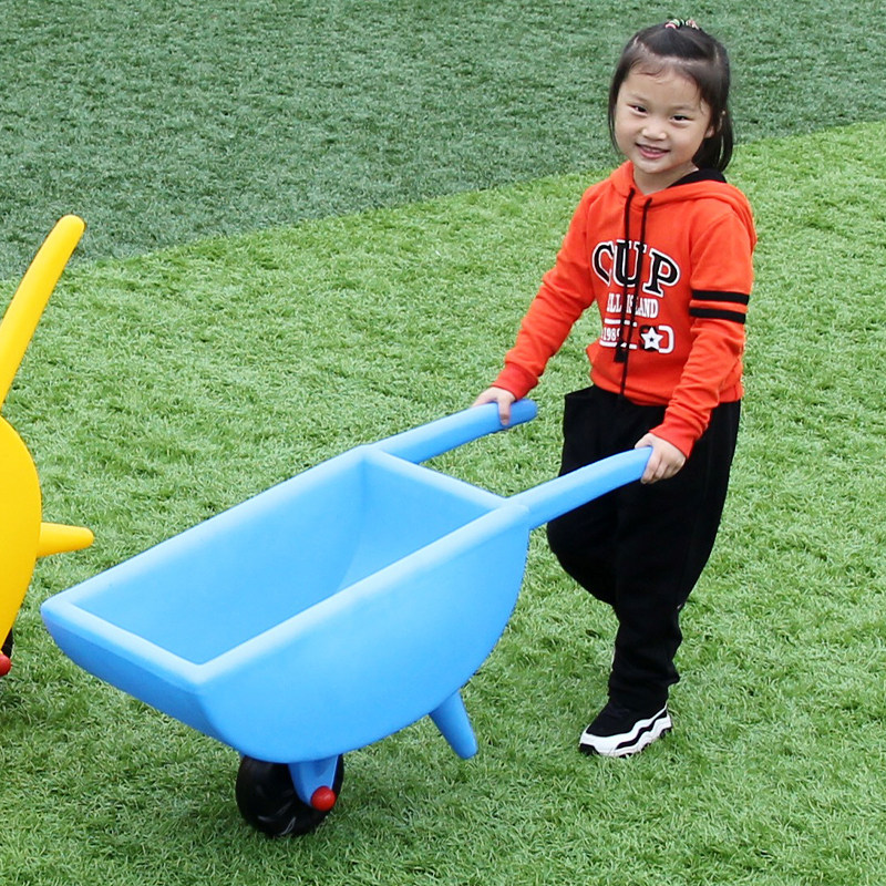幼儿园感统训练手推车塑料独轮翻斗儿童加厚平衡感统训练器材