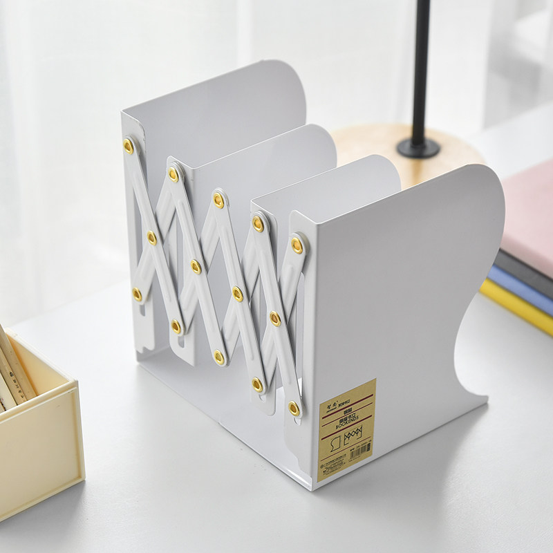 三年二班创意可伸缩书立学生简约书挡书架桌面收纳书立