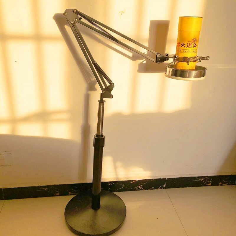 雷火艾灸落地支架伸缩臂单头粗艾夹持7cm艾条按摩温熏调理器