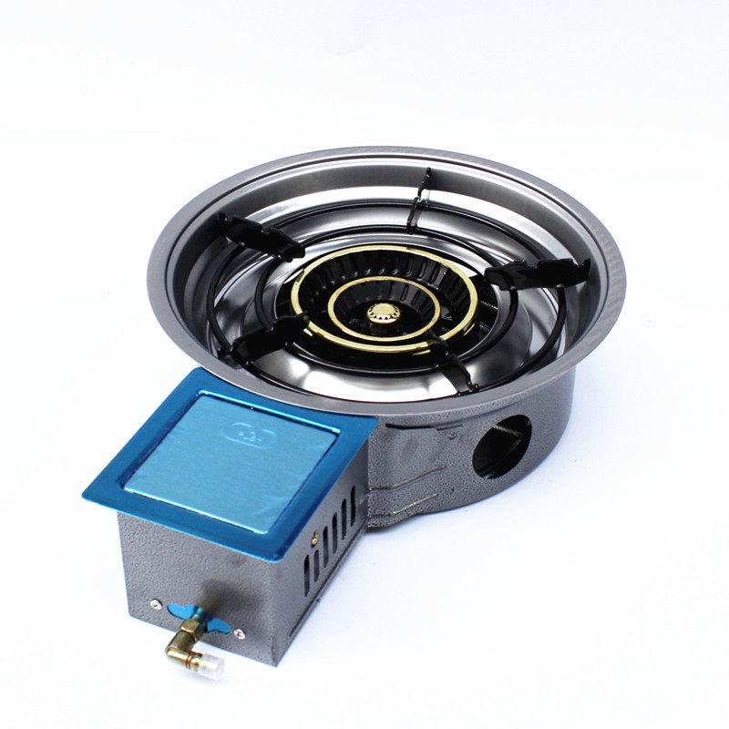 商用火锅炉燃气灶液化气嵌入式火锅煤气炉火锅店自助餐煤气灶韩式