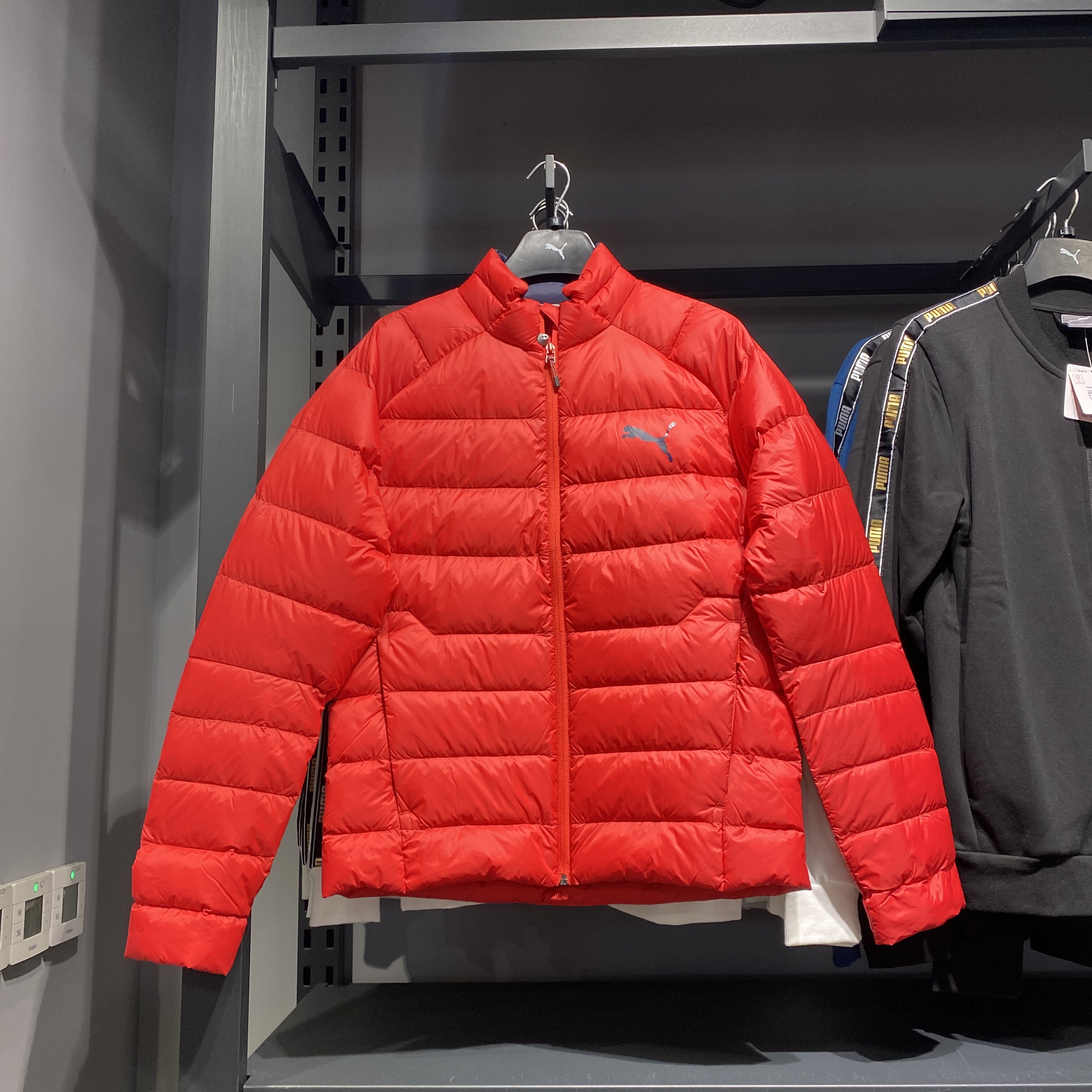 puma彪马男子秋冬新款运动轻薄舒适立领短款运动羽绒服