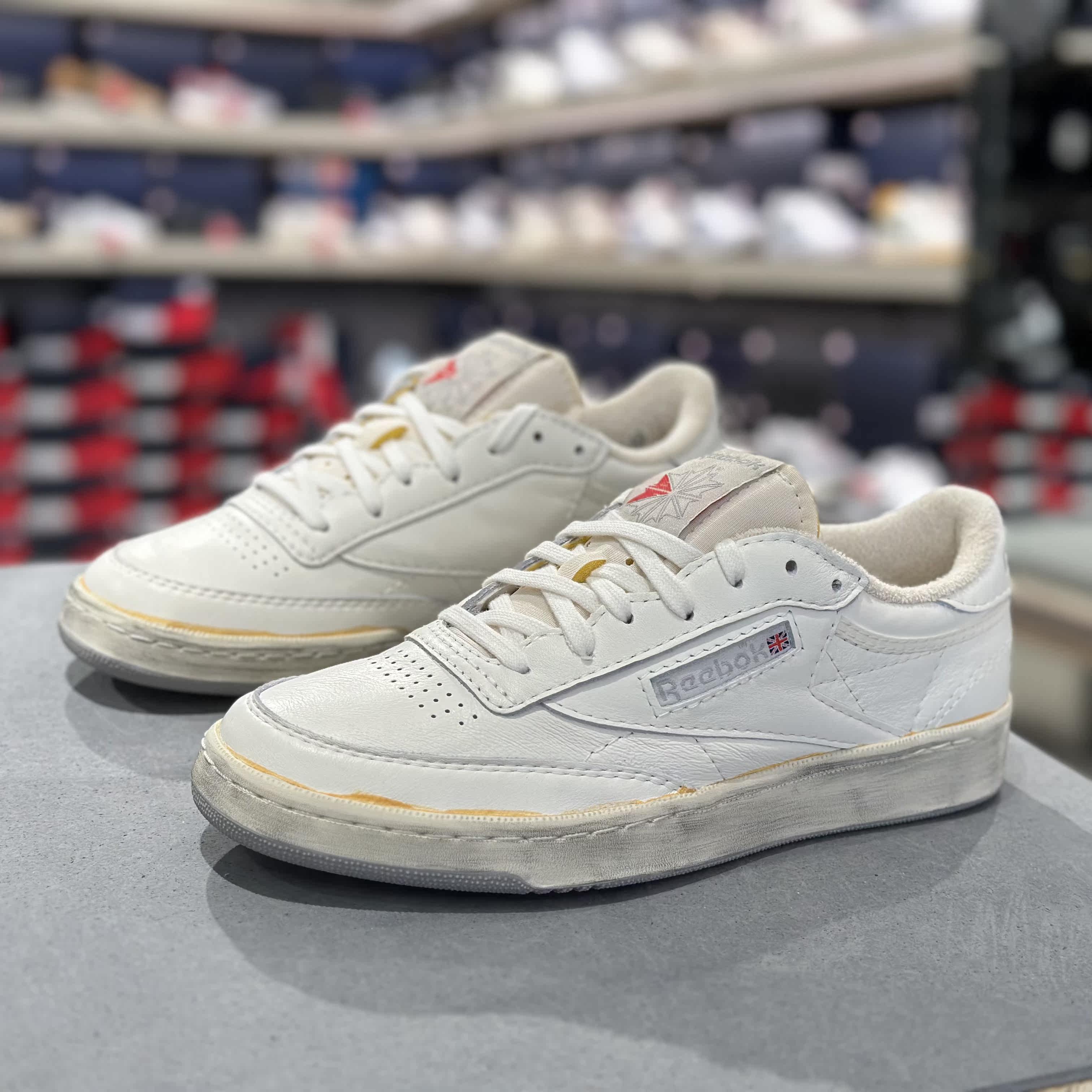 reebok锐步2022新款男女club经典复古休闲小白鞋板鞋