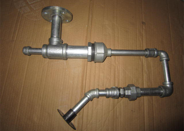 100cm水管接头4分短接外丝短镀锌管各尺寸水暖管件自来水加长