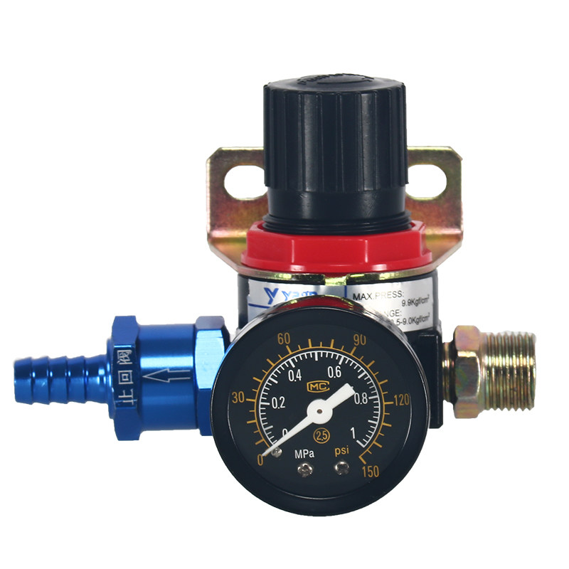 货车汽车改装储气罐减压阀气压调压ar2000-02淋水配件开关压力表