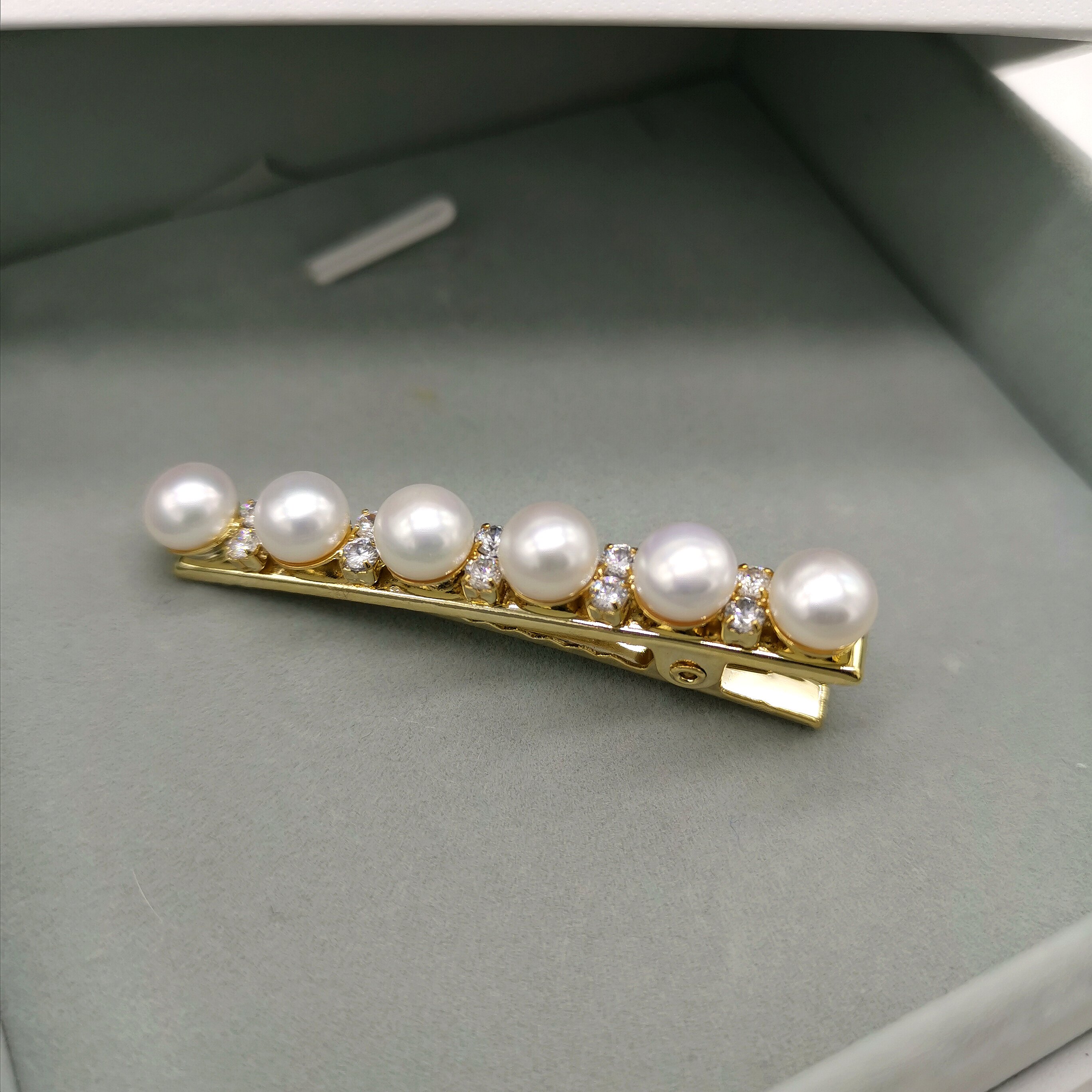 天然淡水扁形珍珠一字鸭嘴简洁时尚其他