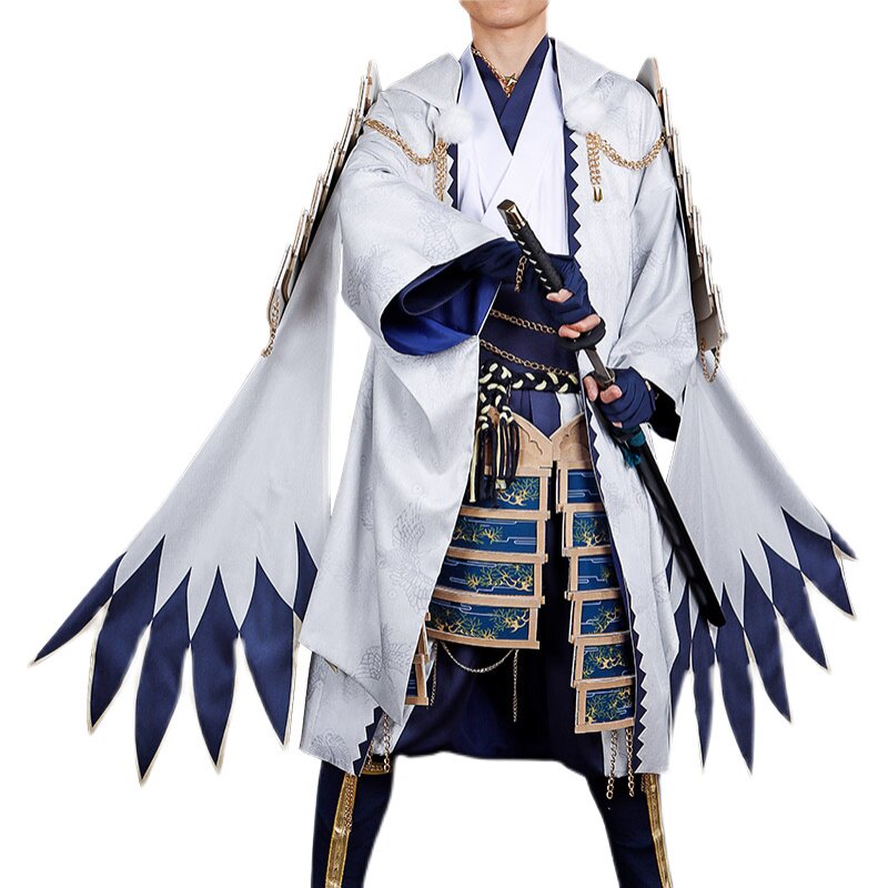 cosonsen刀剑乱舞舞刀男太刀鹤丸国永极化cosplay服装cosplay男装
