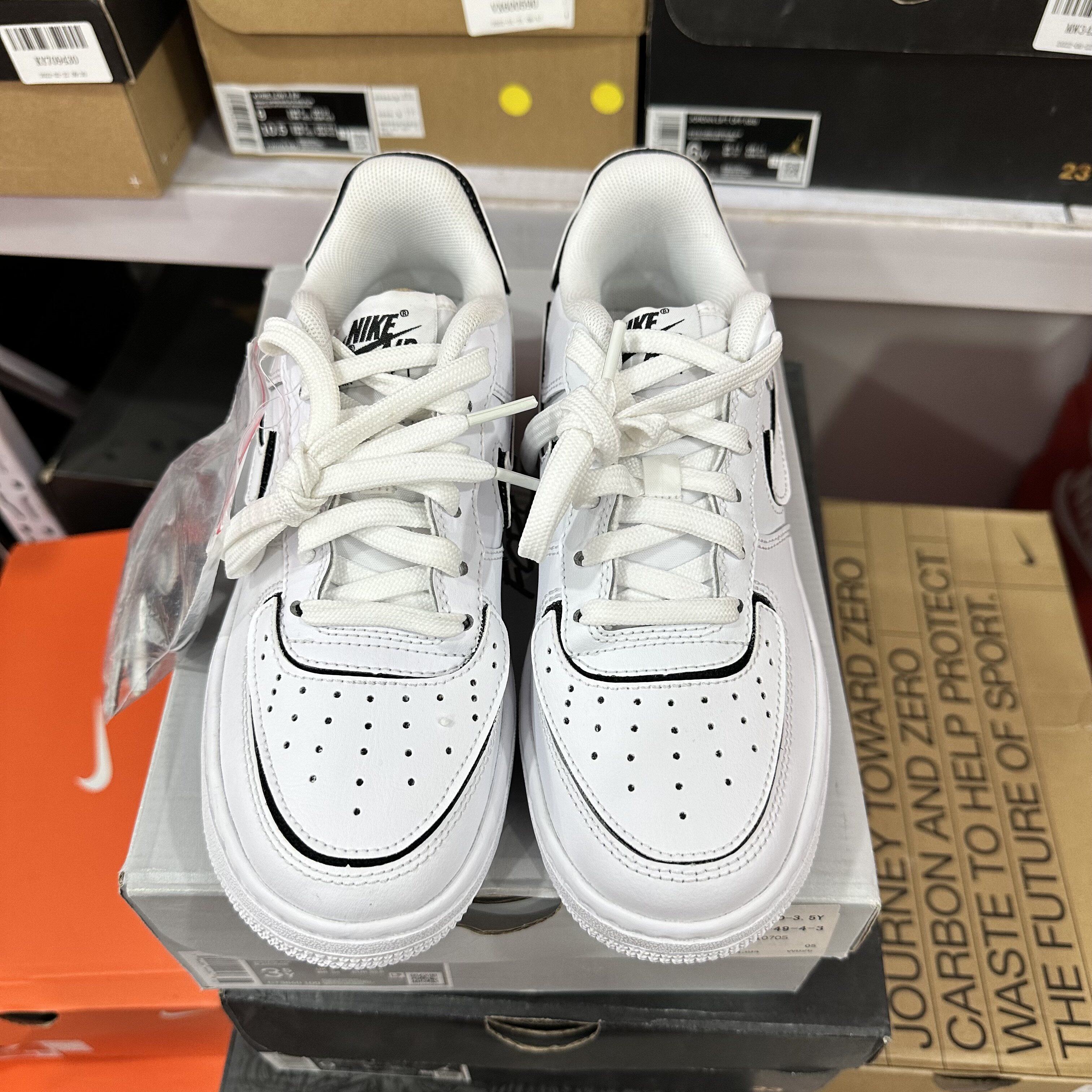 耐克nikeairforceaf1拆卸魔术贴换撕钩纯白运动休闲鞋