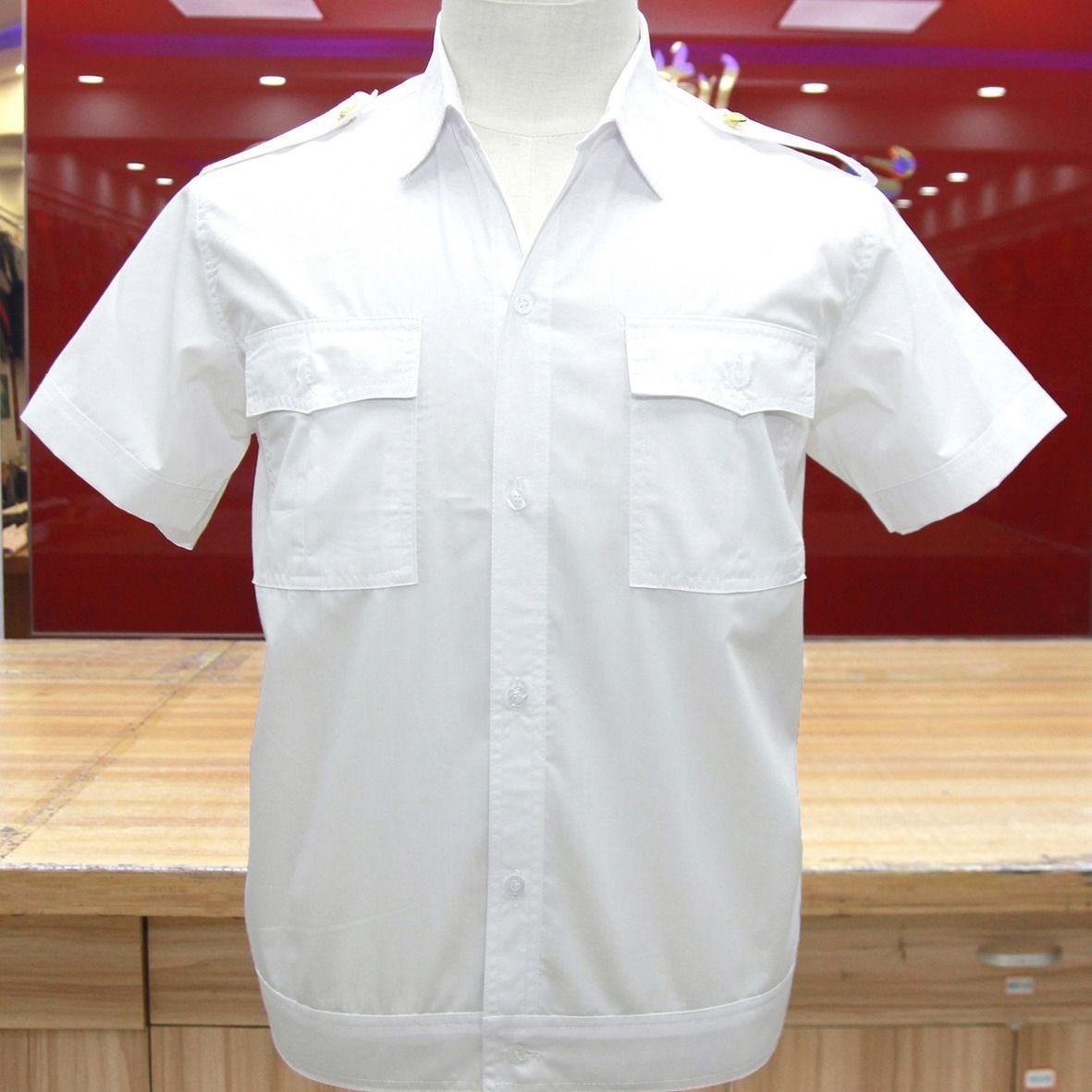 衬衫出租车公交车司机工作服白衬衫驾驶员夏装半袖短袖衬衫
