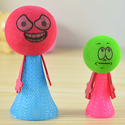 弹跳娃娃创意弹跳小人小孩男女宝宝儿童玩具弹跳精灵