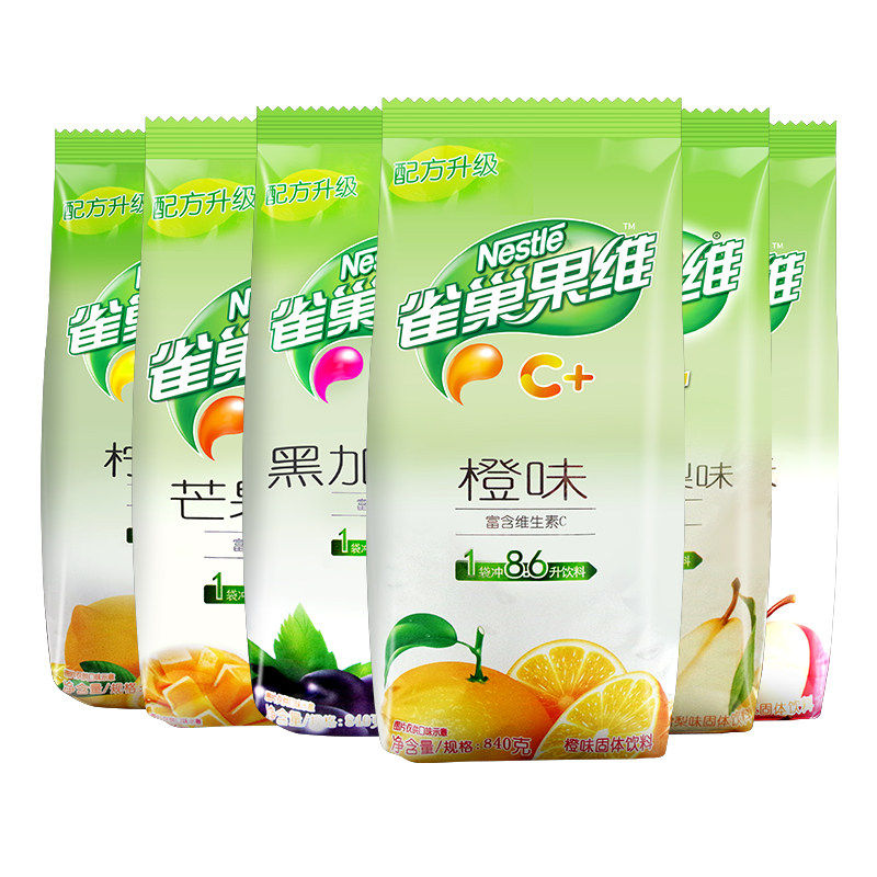 雀巢果维经典柠檬茶饮橙汁芒果冰糖雪梨固体冲饮果汁