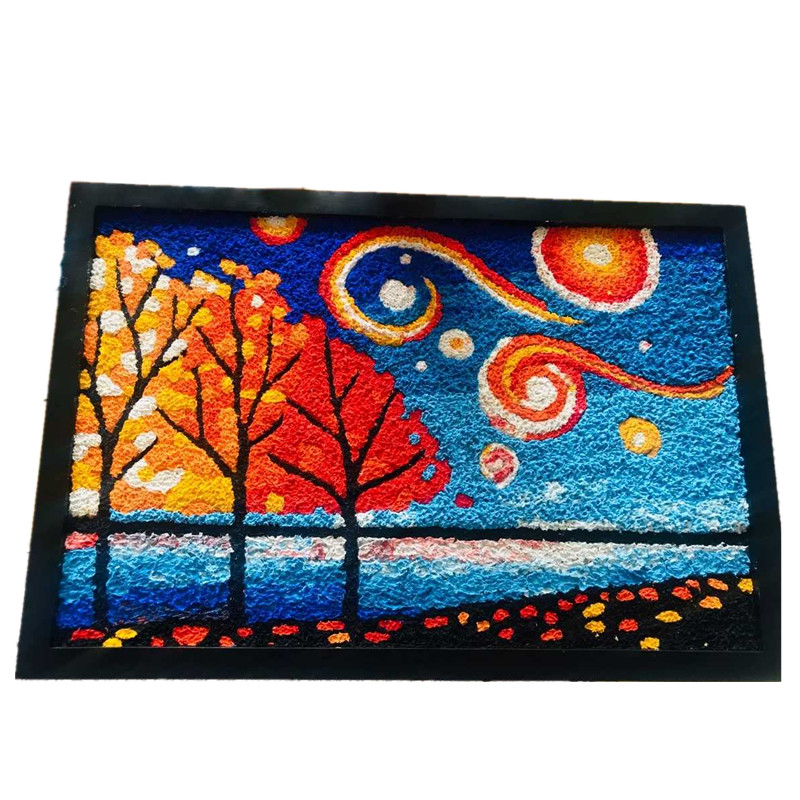 新品diy材料美术手工减压纸浆图案古典美景沙画