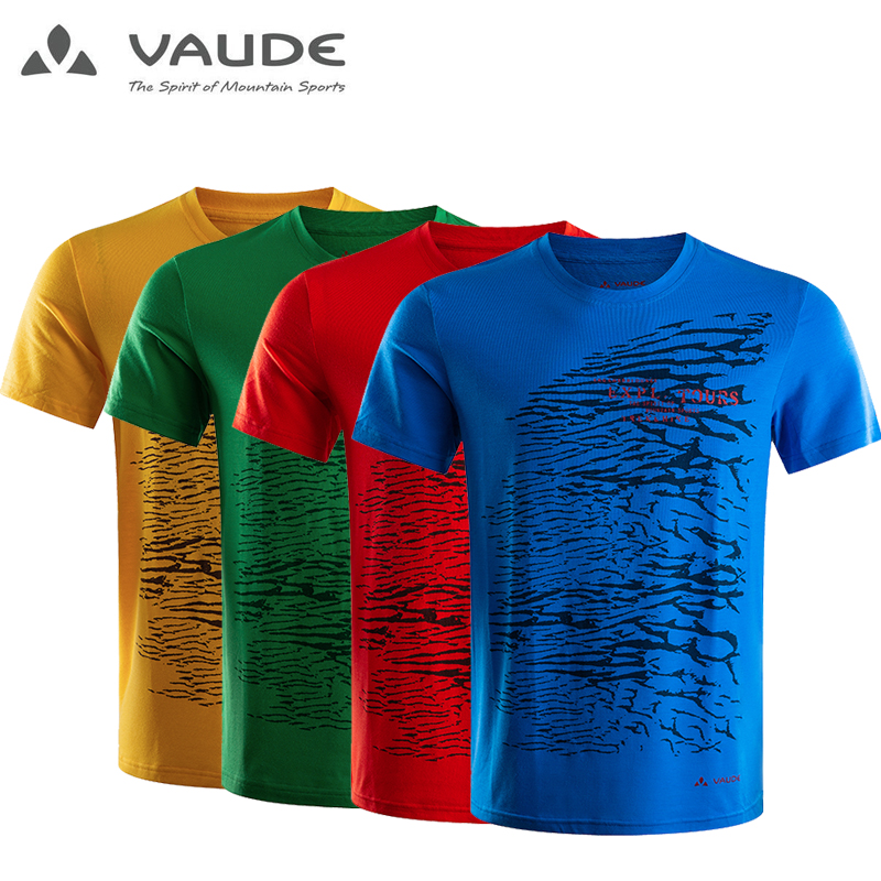 VAUDE/巍德 户外徒步登山男款速干短袖日常休闲T恤05418