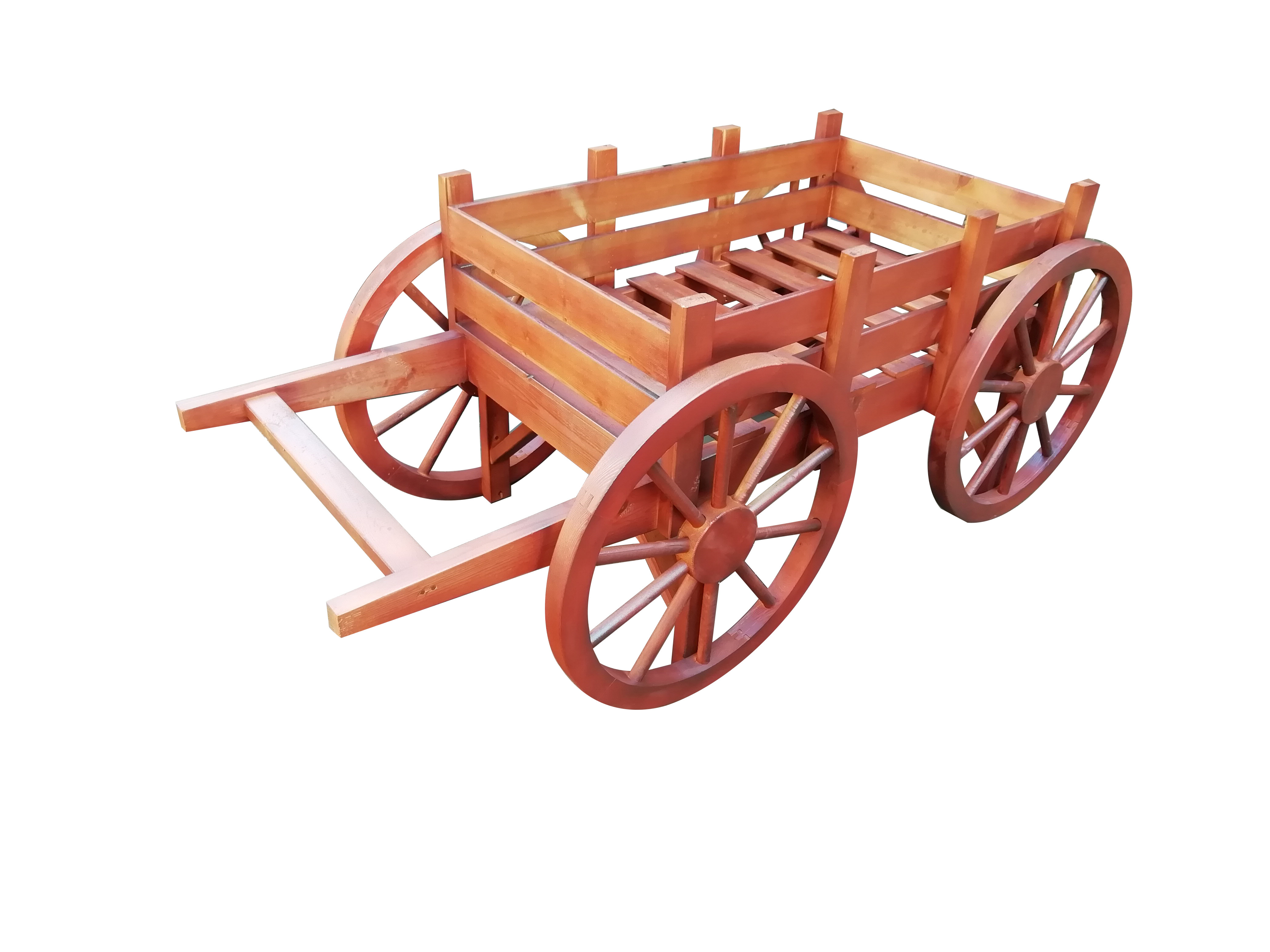 防腐花车户外商业街广场实木仿古货车景观小品