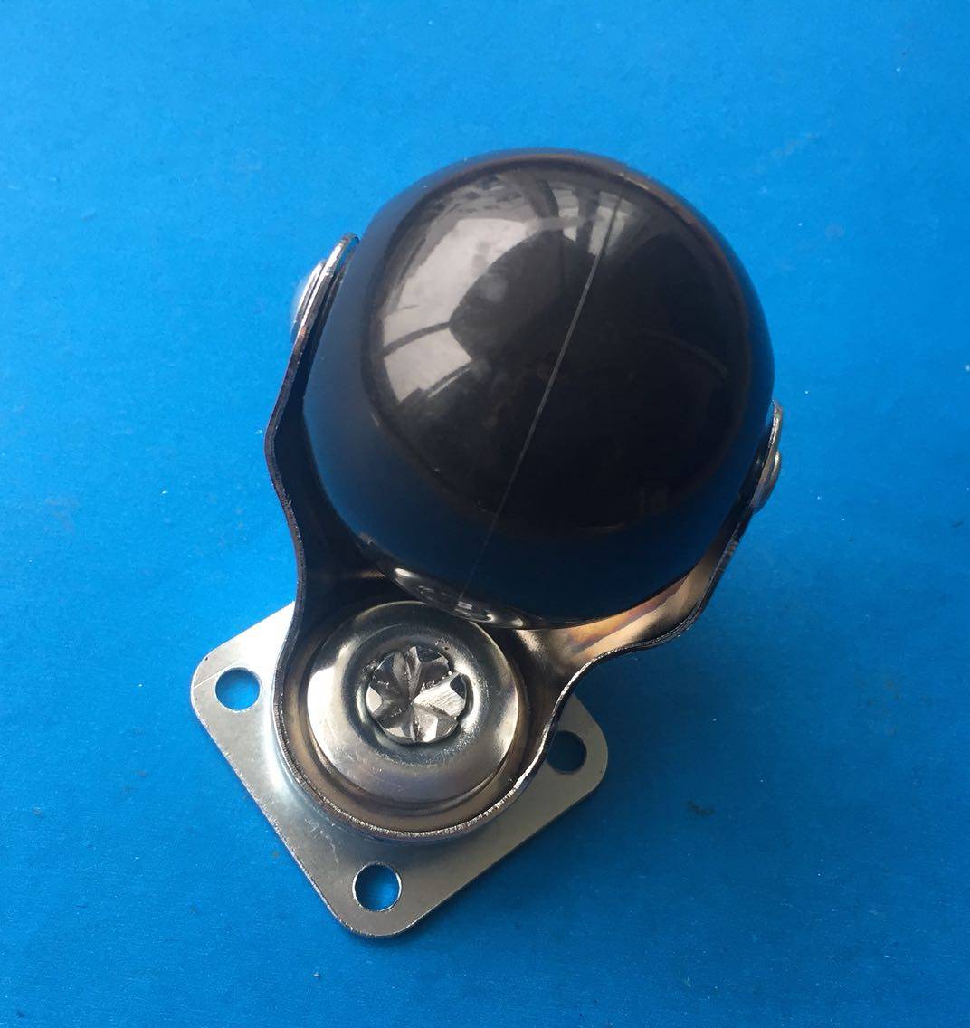 2寸球型平顶轮子沙发轮子万向轮家具脚轮轱辘晾衣架用球形滑轮