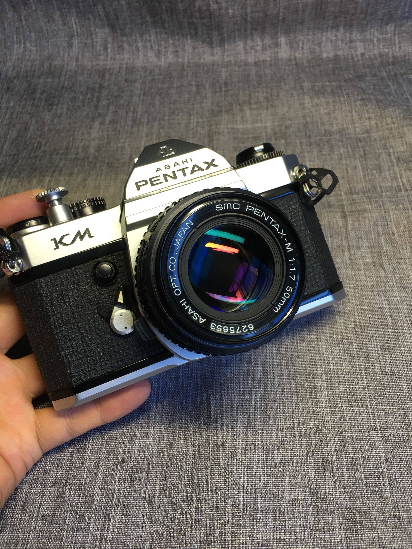 pentax宾得km胶片单反套机廉价美玉成色功能135胶片单反