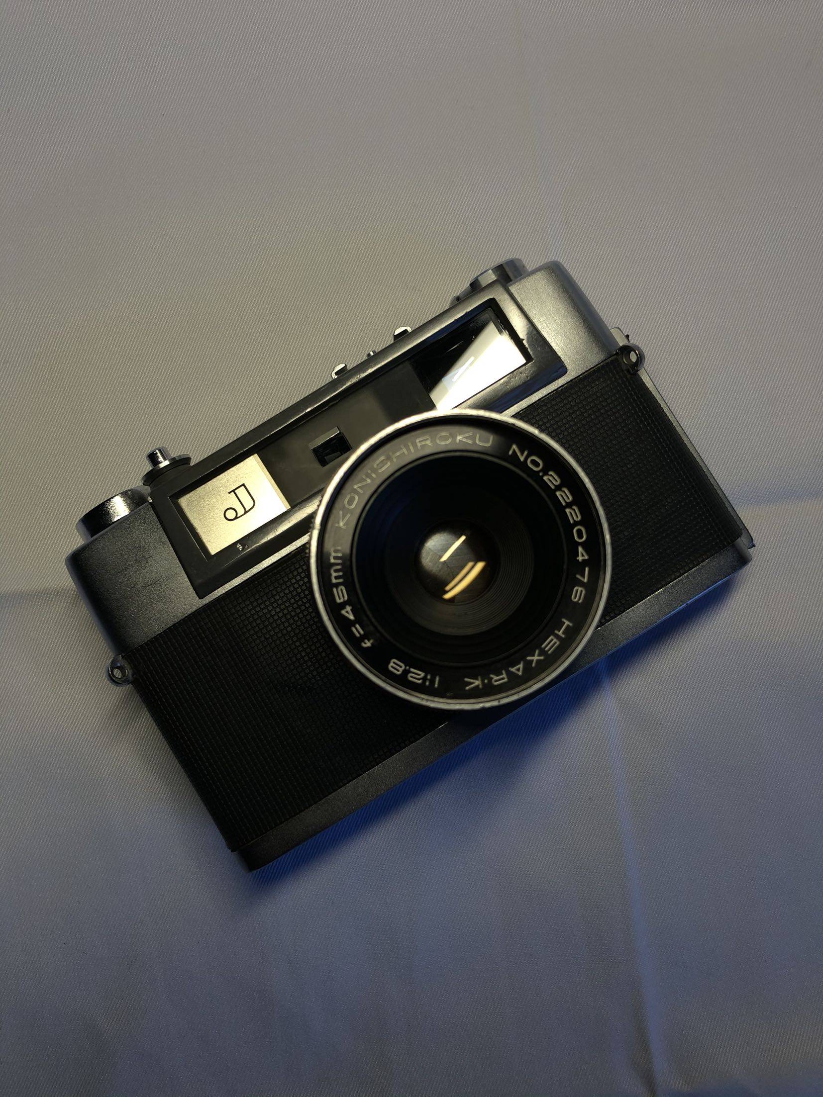 konica柯尼卡胶片旁轴相机功能镜片干净黄斑清晰旁轴相机