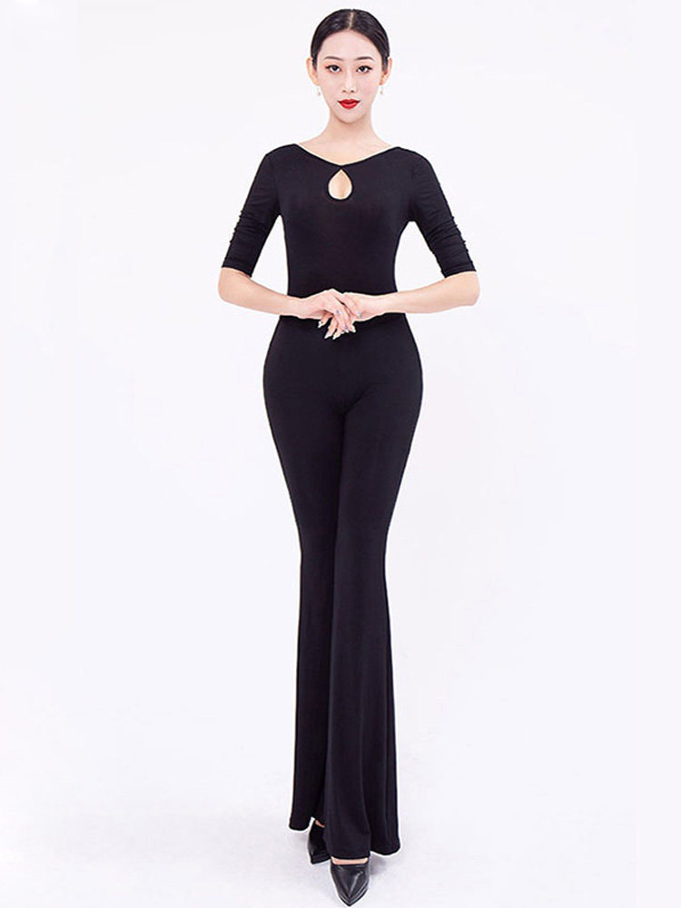 性感水滴形体礼仪训练练功套装莫代尔培训学院现代舞服装