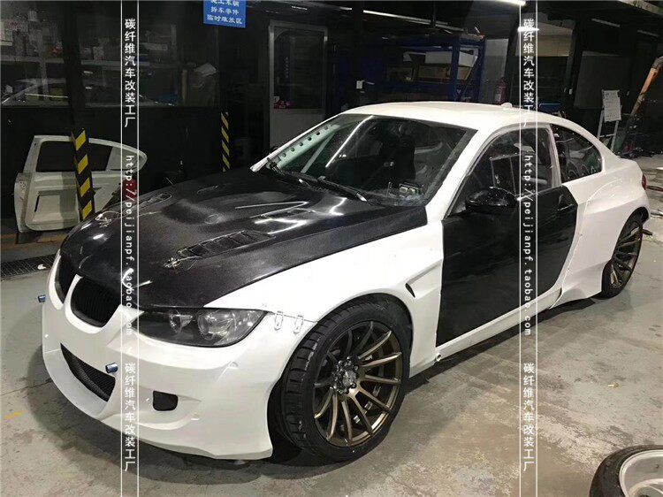 宝马进气口大小孔大小散热风口引擎碳纤维机e93m3e92汽车包围