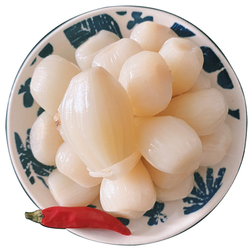 东堂广西特产水晶荞头腌制泡菜佐餐菜开胃菜酸辣即食泡藠头500g