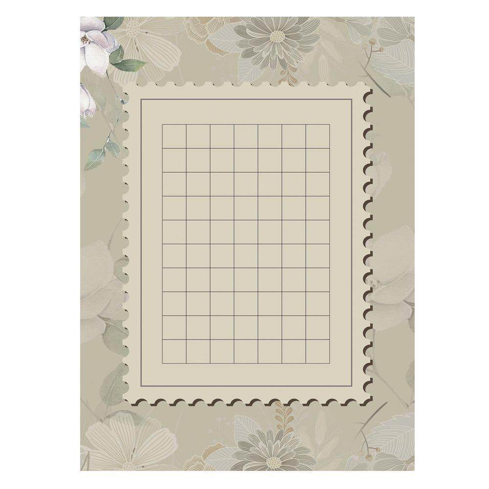 古典a4方格硬笔书法作品专用用纸学生钢笔比赛书法用纸