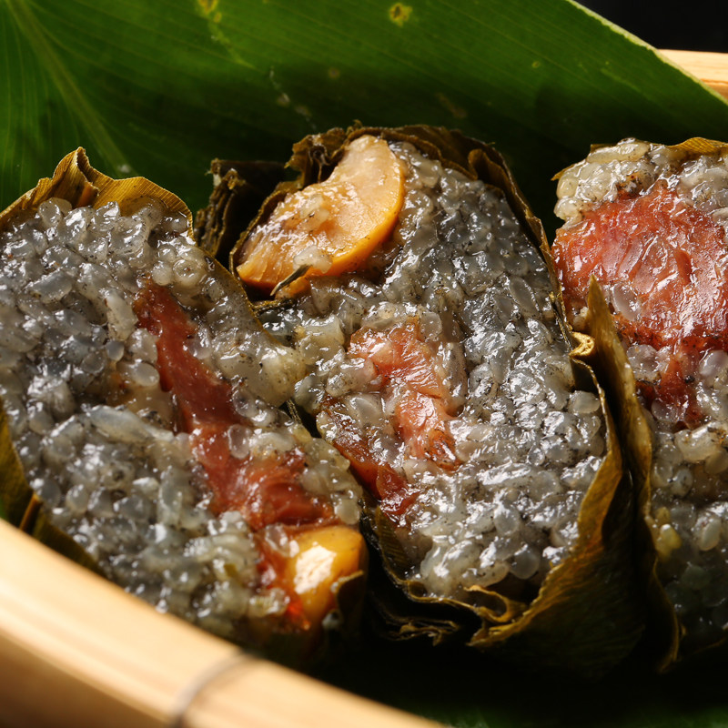 新鲜蛋黄粽粑骨灰板栗鲜肉四娘贞丰粽子