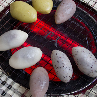 贵州特产正宗贞丰豆沙粑农家手工油炸粑小吃咸味纯糯米糍粑粑年糕