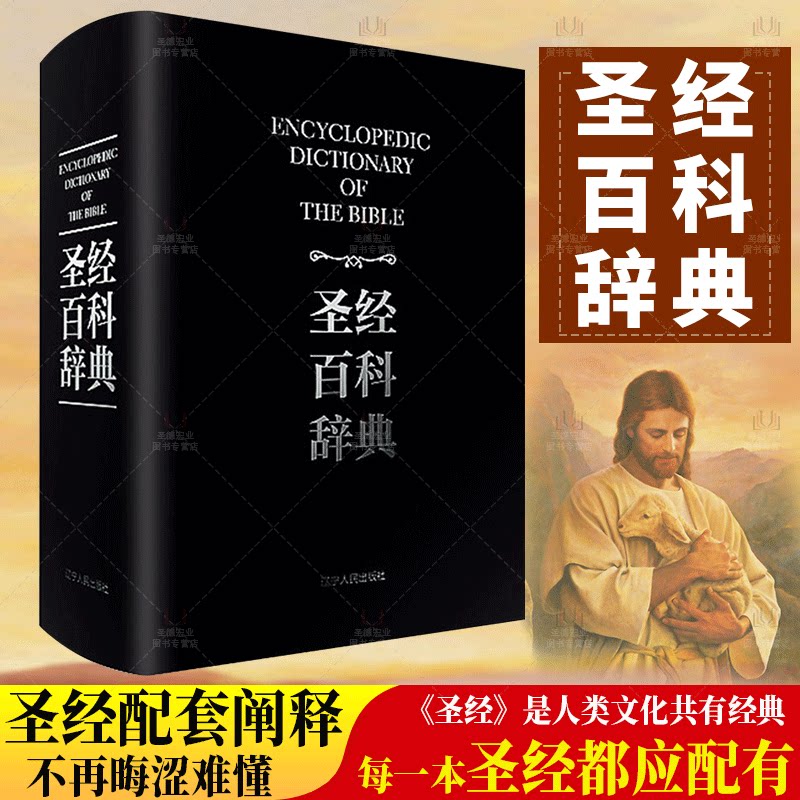 完整版全2册 圣经书 中文版 圣经百科辞典 圣经故事 图文注释书籍解读