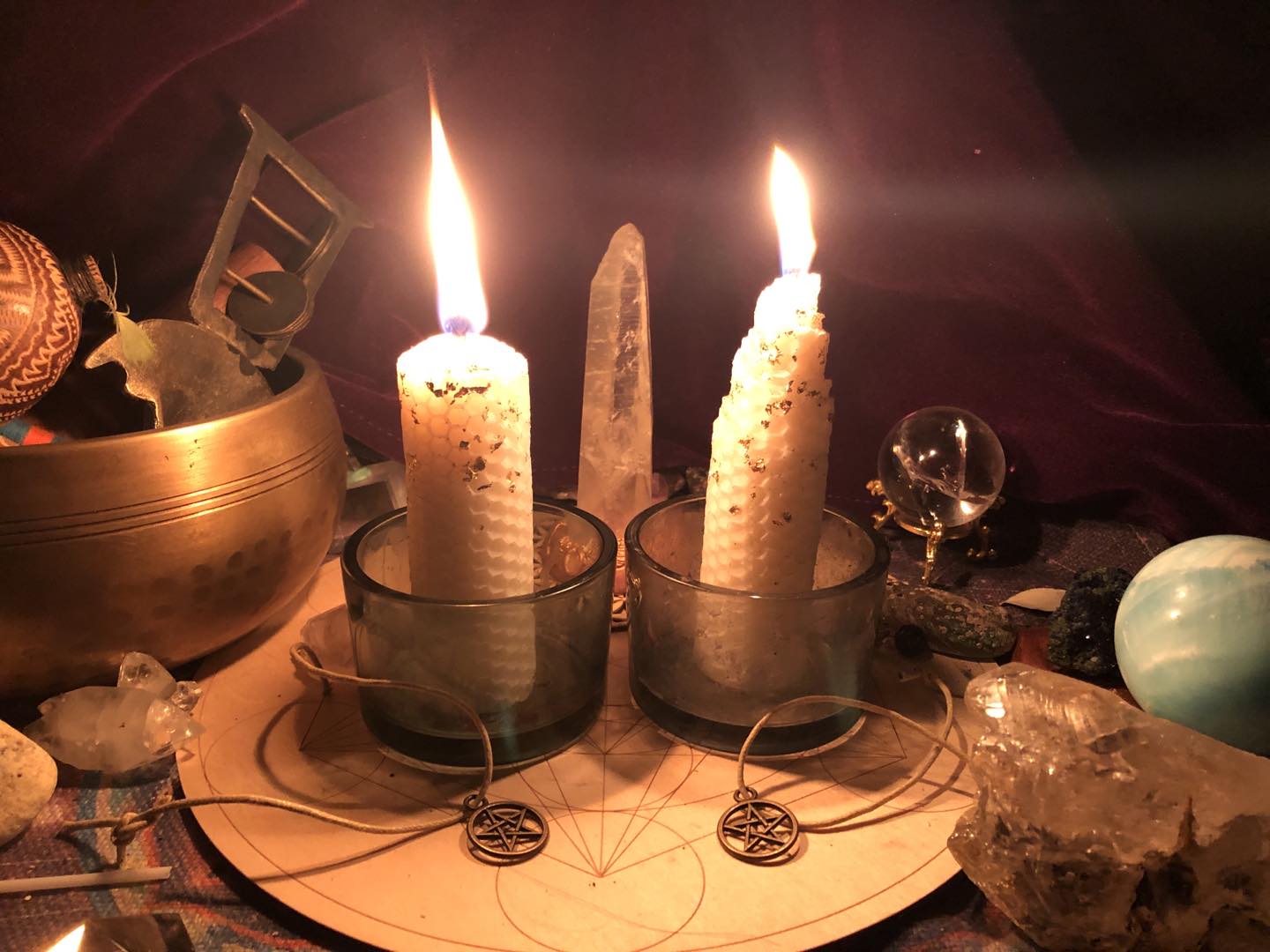 净化转运祛霉运接好运清理障碍萨满疗愈仪式能量精油香薰魔法蜡烛