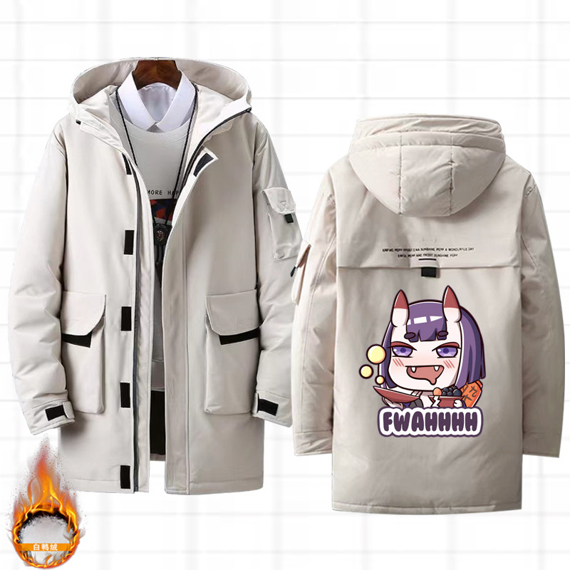 fgo咕哒fate贞德saber周边工装羽绒服二次元动漫羽绒服