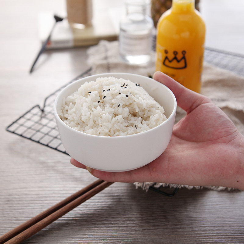 创意白骨瓷碗家用米饭饭碗小汤碗陶瓷泡面沙拉碗