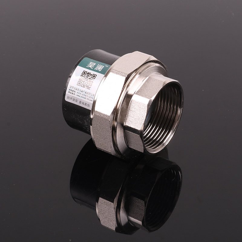 pe铜活活接外丝2025内丝接头4分6分1寸pe管