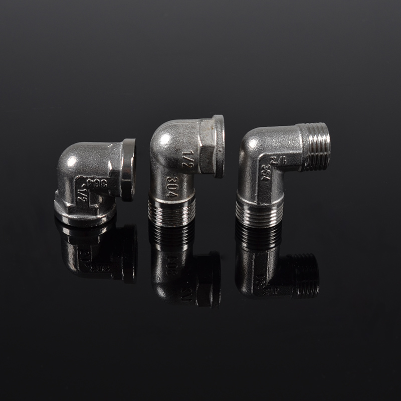 不锈钢活接弯头双内丝弯通内外丝牙燃气管接头配件弯头