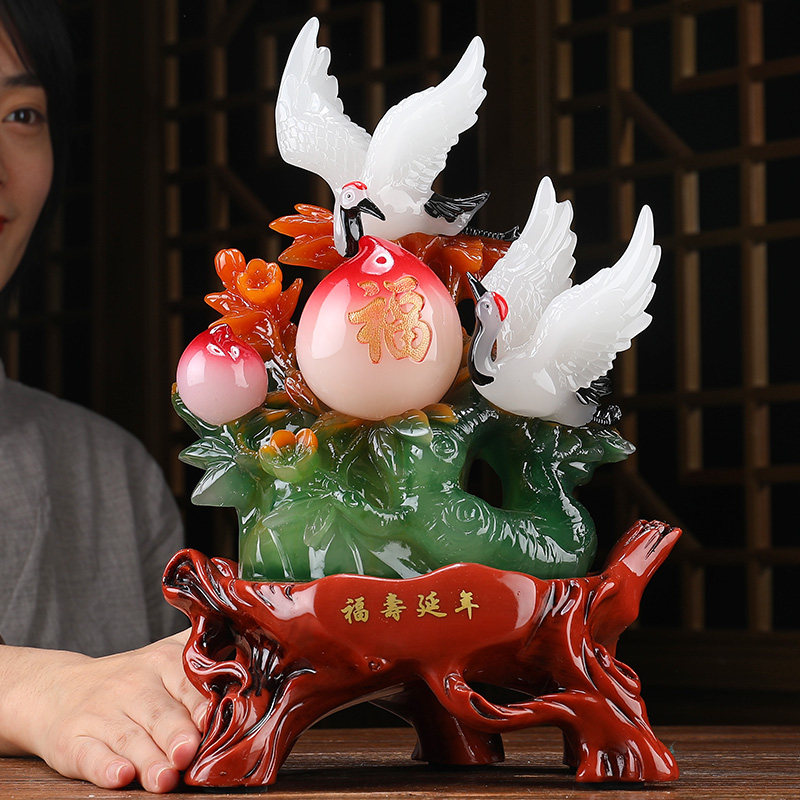 寿桃摆件70祝寿过寿60岁贺大寿80老人生日礼物送长辈爷爷奶奶礼品