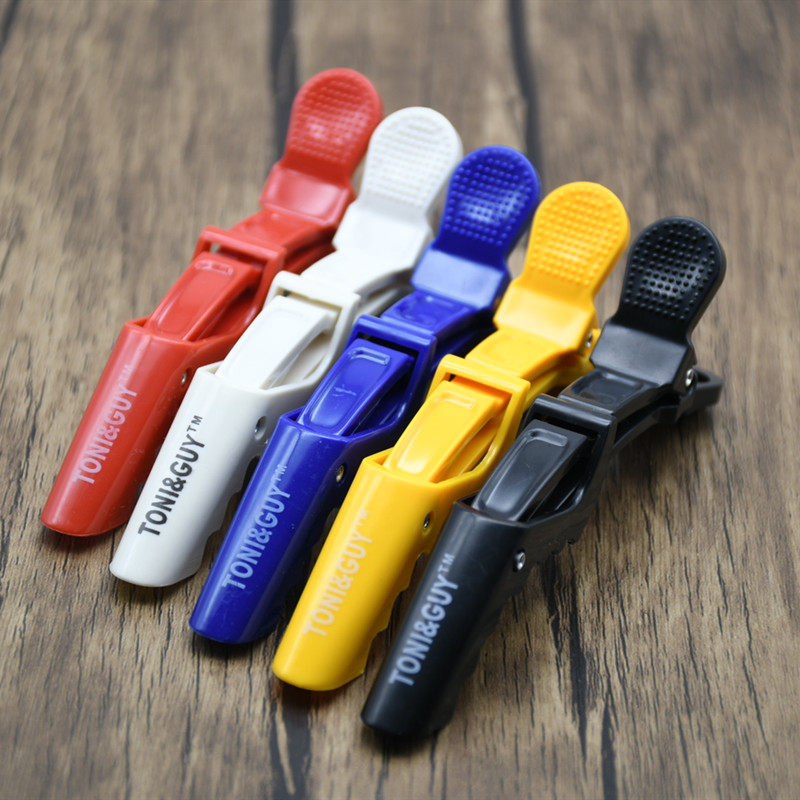 鳄鱼定位分区发夹理发店化妆师烫染头发造型长嘴发饰