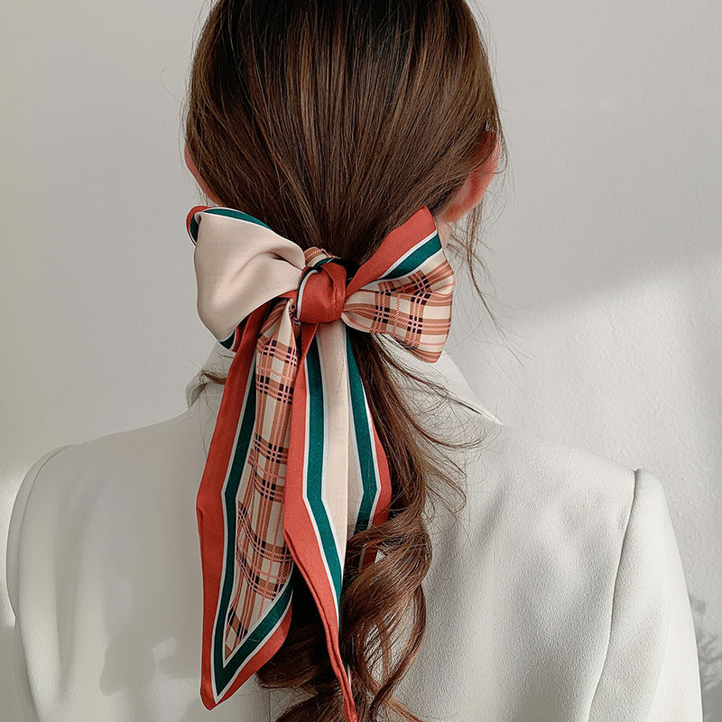 飘带蝴蝶发饰丝带发丝绳绑结发蝴蝶结复古女发发饰