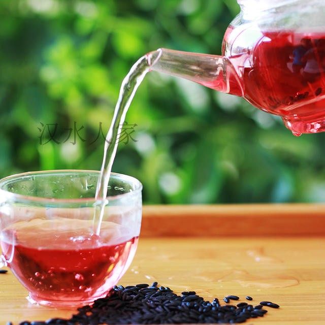 周大黑大黑黑米陕西洋县特产熬夜花青素茶健健康养生茶