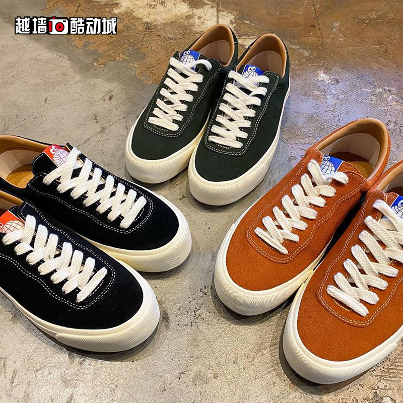 越墙lastresortab瑞典小众品牌麂皮低帮纯色滑板帆布板鞋vm001