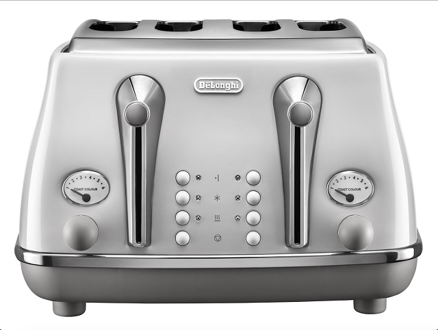 新款意大利delonghi德龙ctoc4003w多士炉烤面包面包机土司4片吐司机