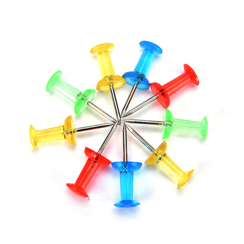 超值600个装12格混装彩色工字图钉按钉大头钉软木图钉