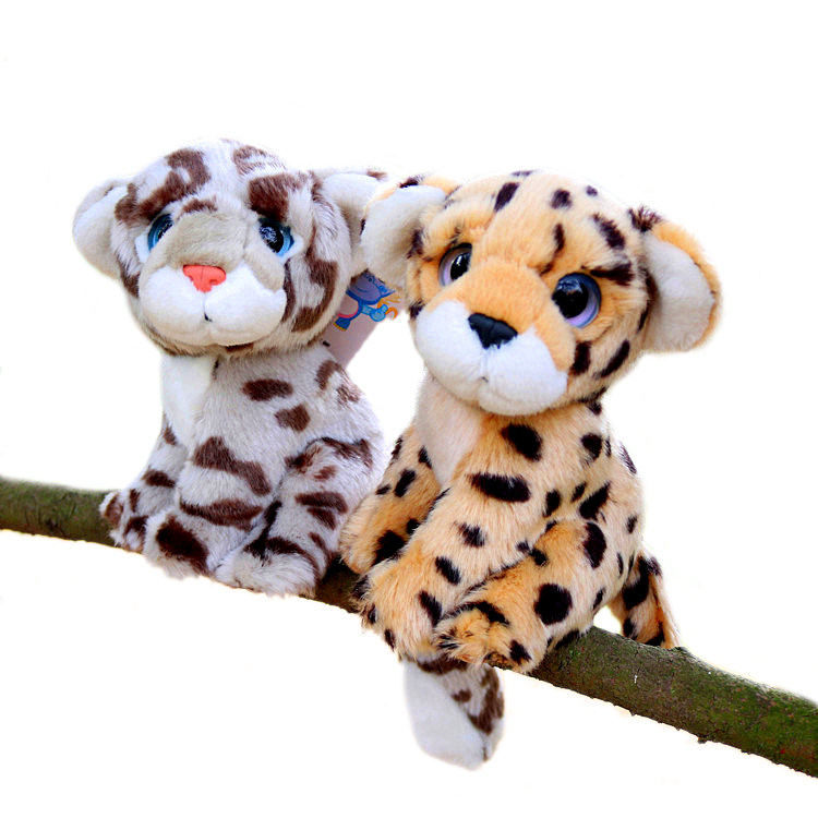 仿真金钱豹雪豹公仔毛绒玩具非洲猎豹花豹豹子布娃娃毛绒布艺类玩具
