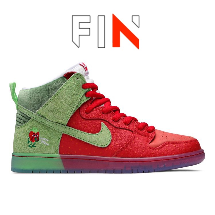 Nike Dunk High SB Strawberry Cough 咳嗽草莓 CW7093-600