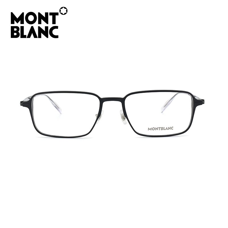 montblanc万宝龙新品视眼镜框钛架六角白星男全框眼镜架眼镜架