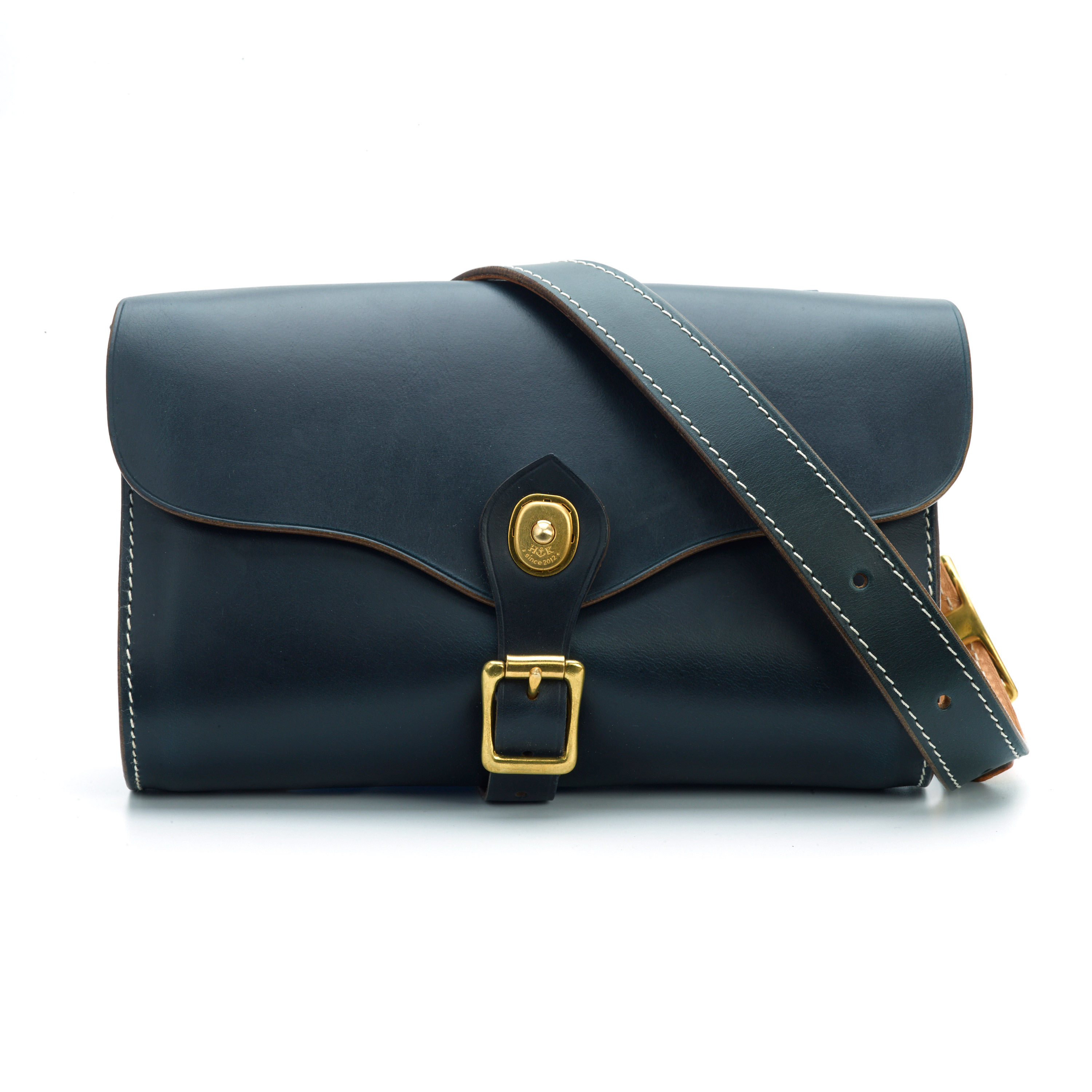 h&k horween美国霍尔文进口牛皮 复古腰包 全皮手作斜挎包手拎包