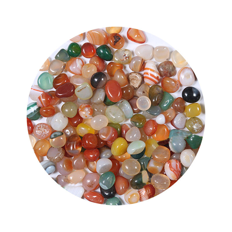 鱼缸石子底砂造景装饰化妆天然小石头彩石水族箱造景