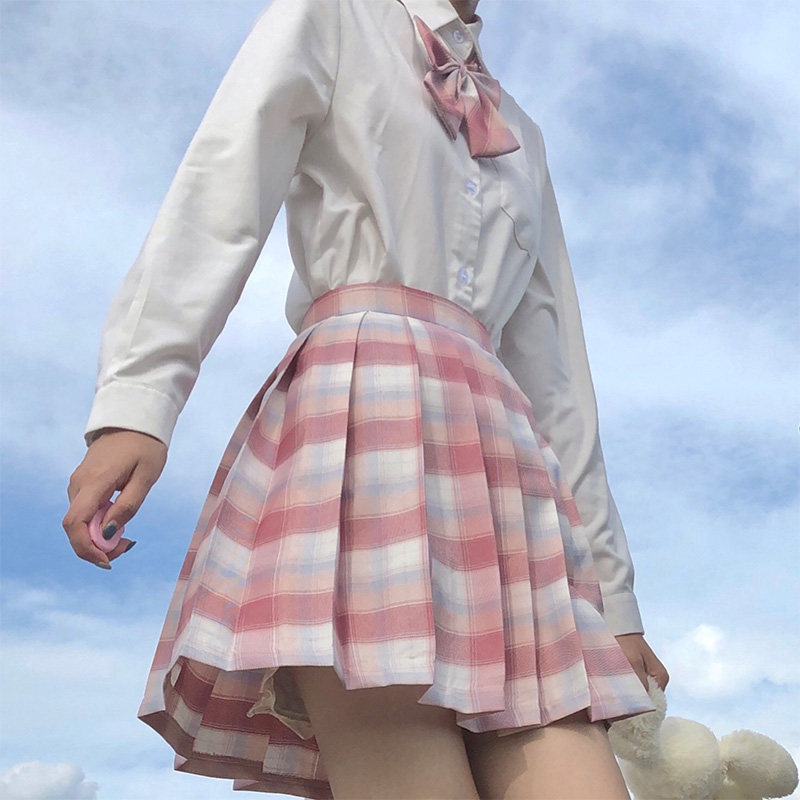 小椿jk制服正版全套春夏夏日系兔缝缝掉落半身裙