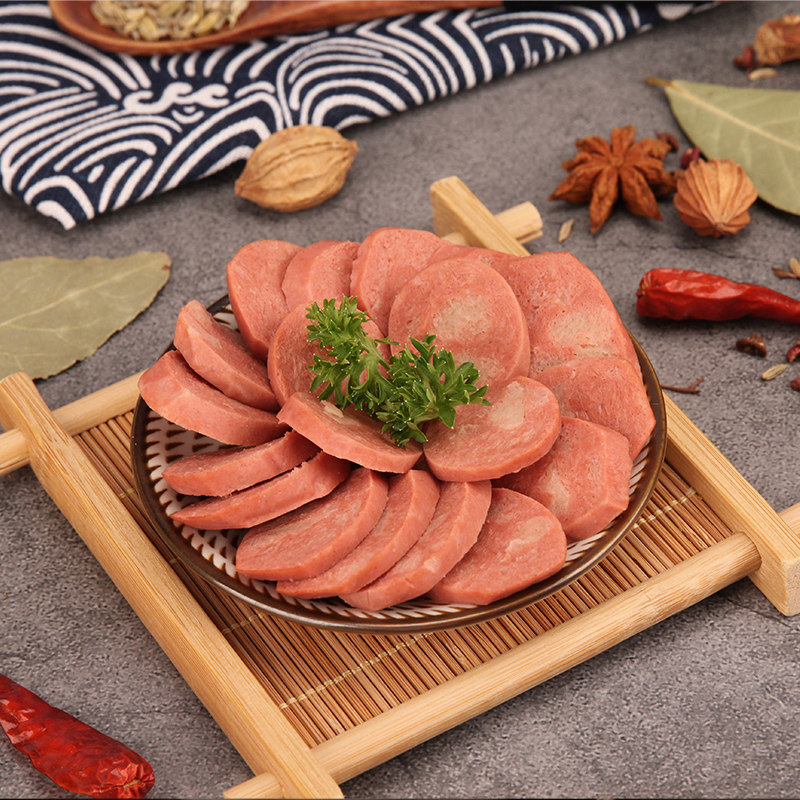 素食素肠松珍爱之台湾香肠200g大豆仿荤斋菜素肉