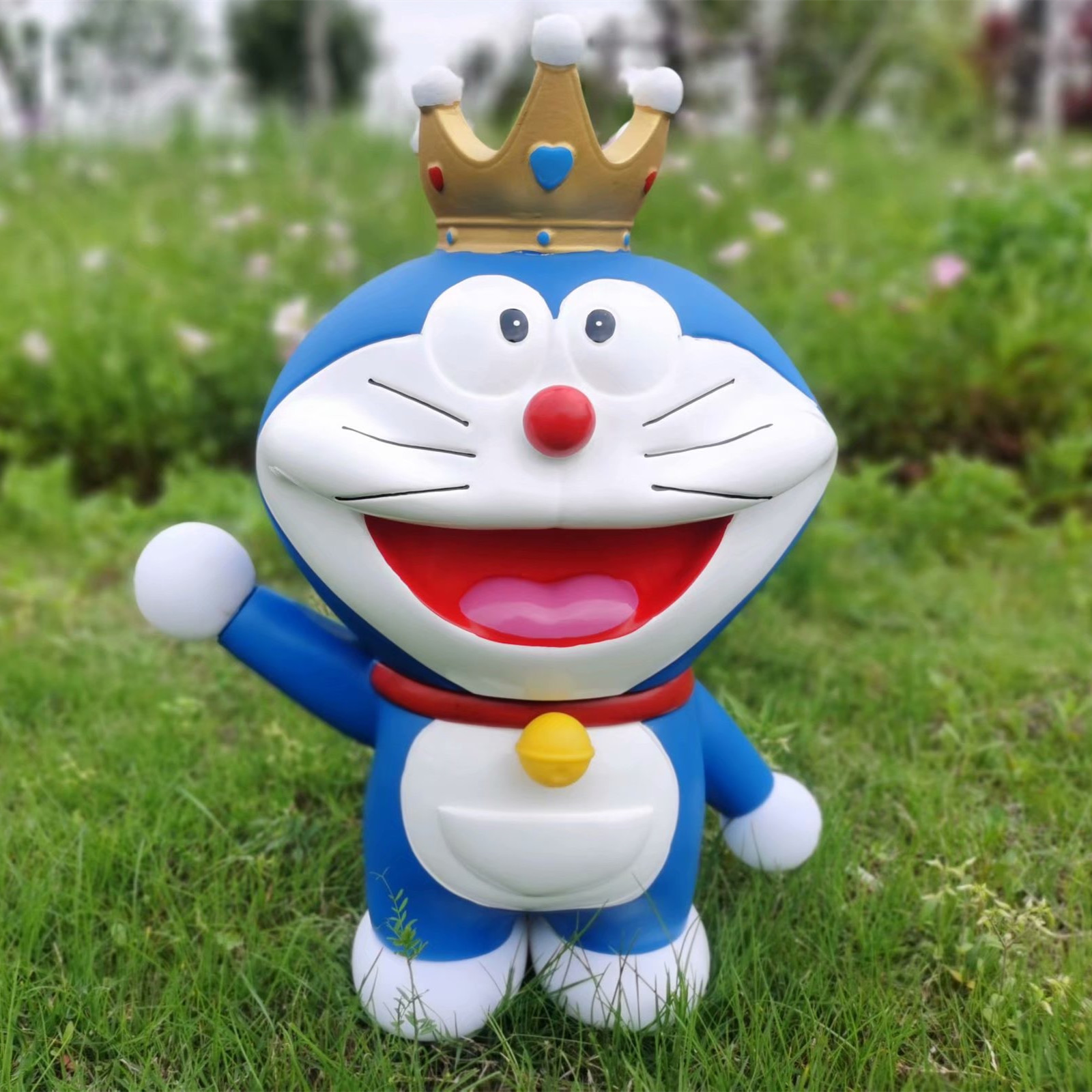 叮当皇冠大号叮当猫存钱机器猫储蓄罐玩具生日礼物储蓄罐